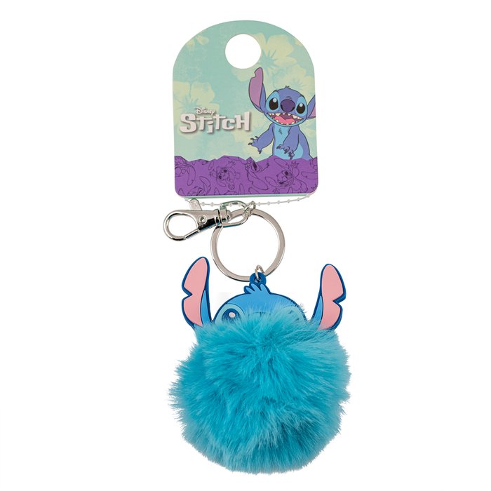 Disney Stitch Pom-pom Keyring