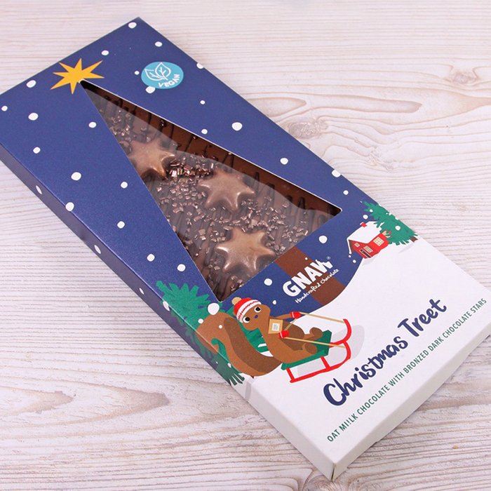 Gnaw Oat Milk Christmas Tree Chocolate 249g