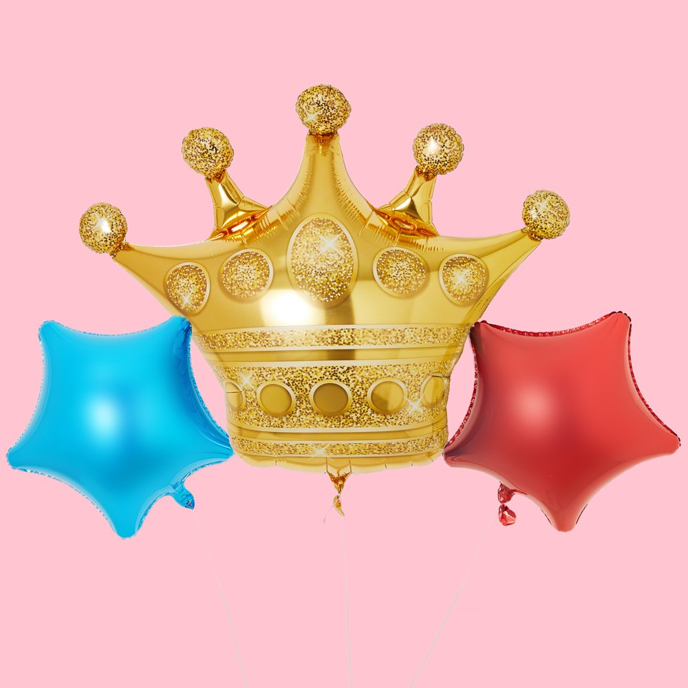 Moonpig Birthday Queen Trio Balloon