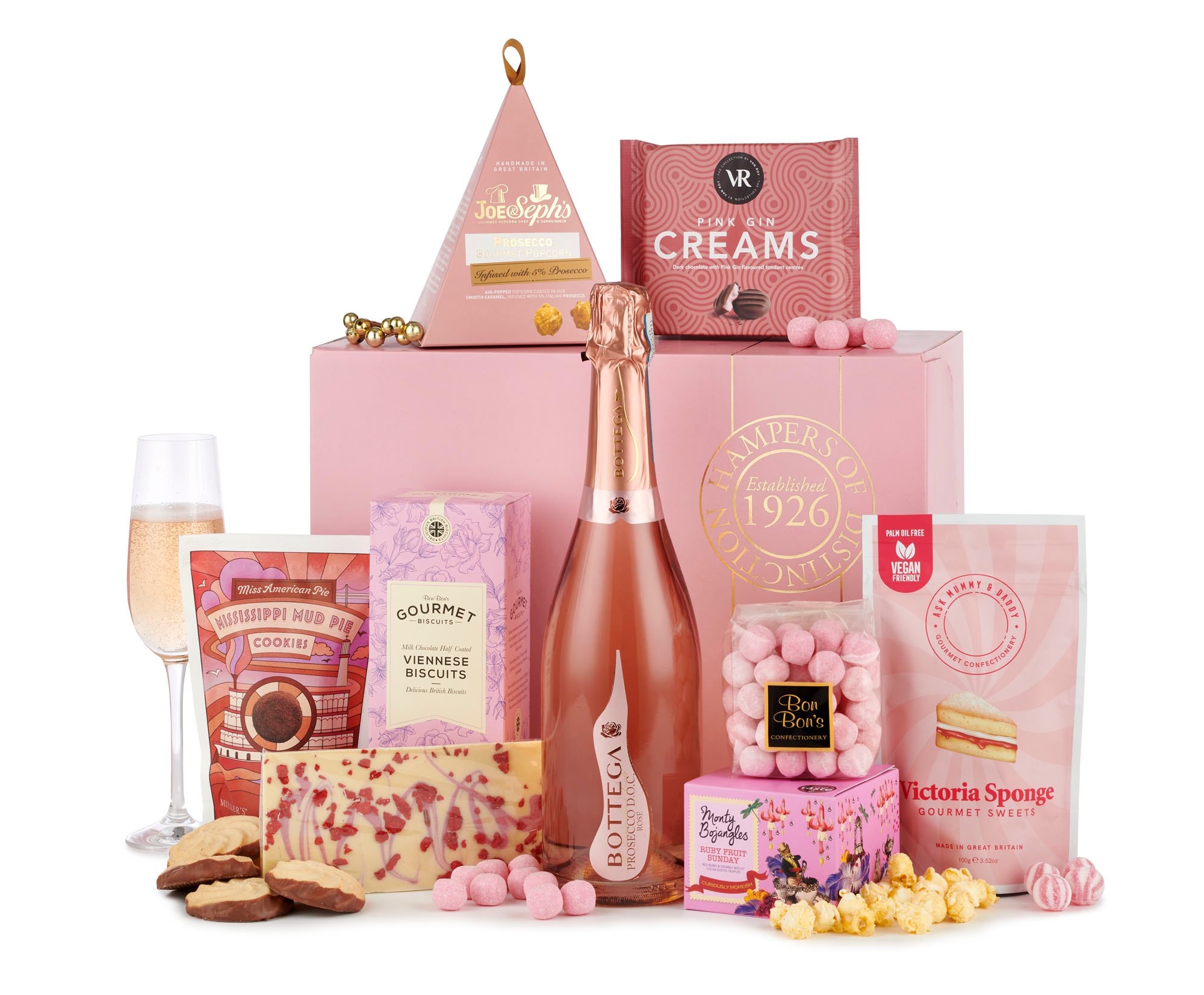Ask Mummy & Daddy Luxury Rose Prosecco Gift Hamper 1X75Cl Hampers
