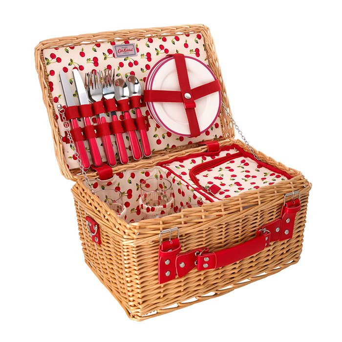 Cath Kidston Cherry Picnic Basket Moonpig