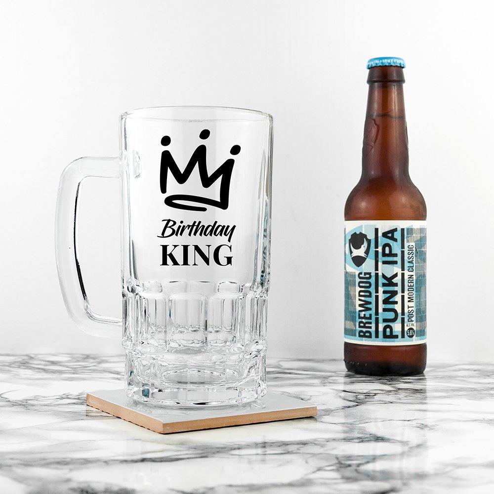 Milestone Birthday King Beer Tankard