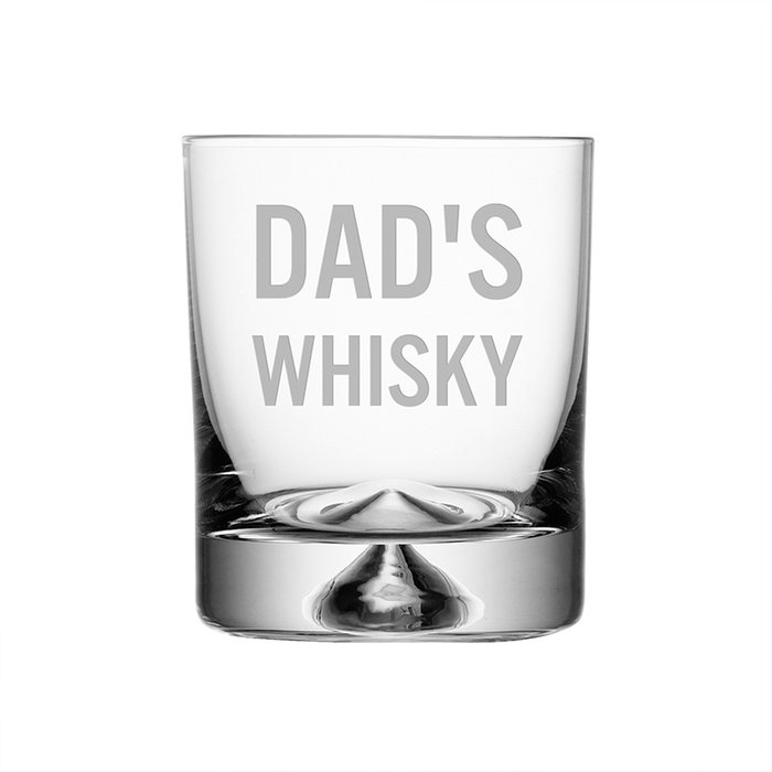 Dad's Whisky Glass Tumbler