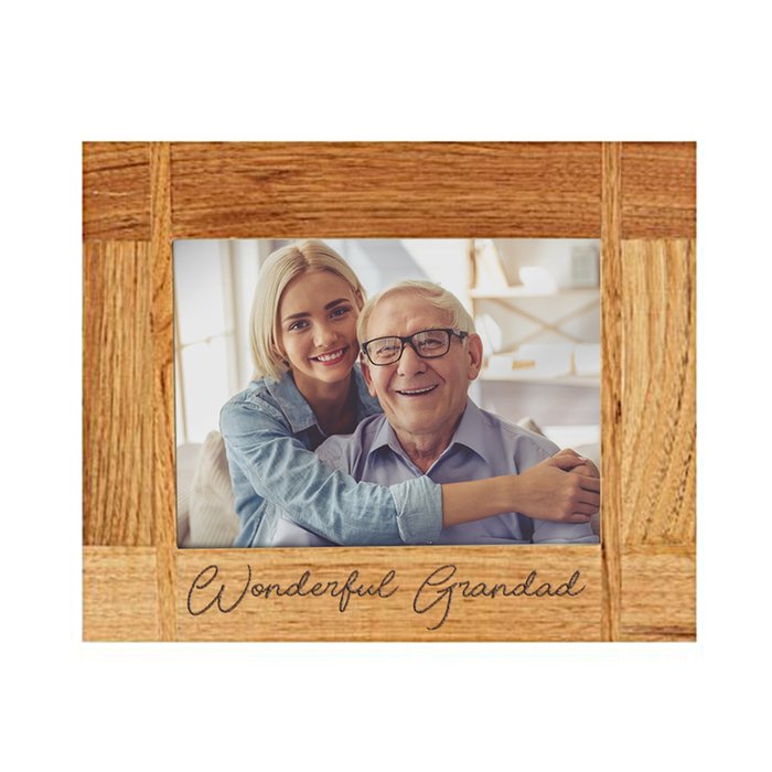 Wonderful Grandad Engraved Photo Frame
