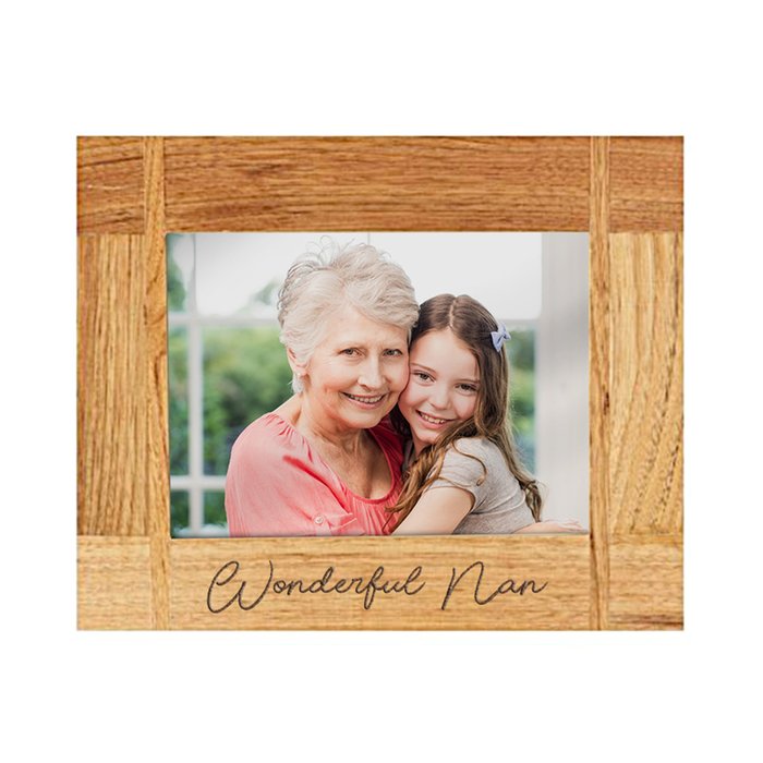Wonderful Nan Engraved Photo Frame