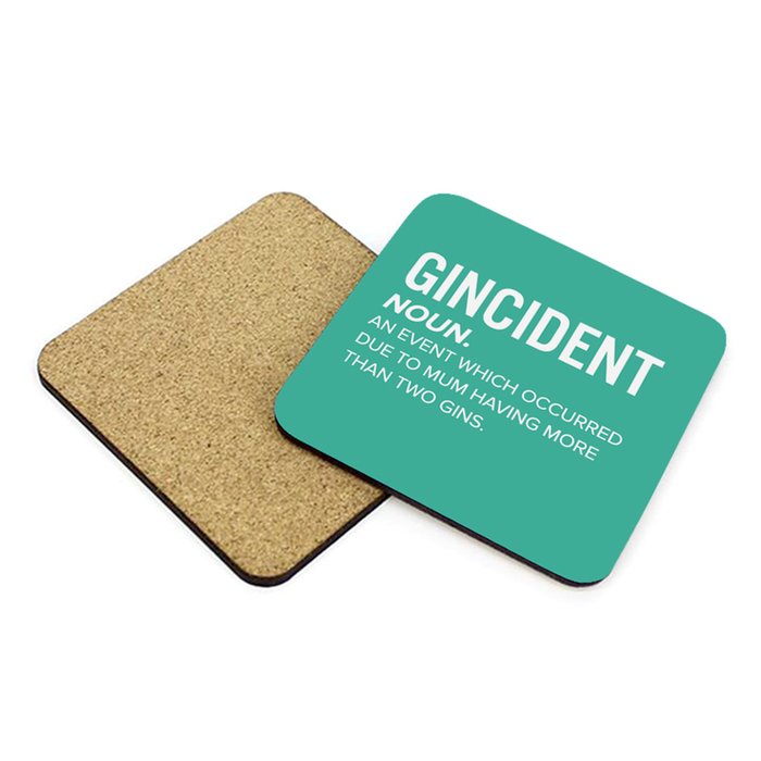 Gincident Set of 4 Coasters