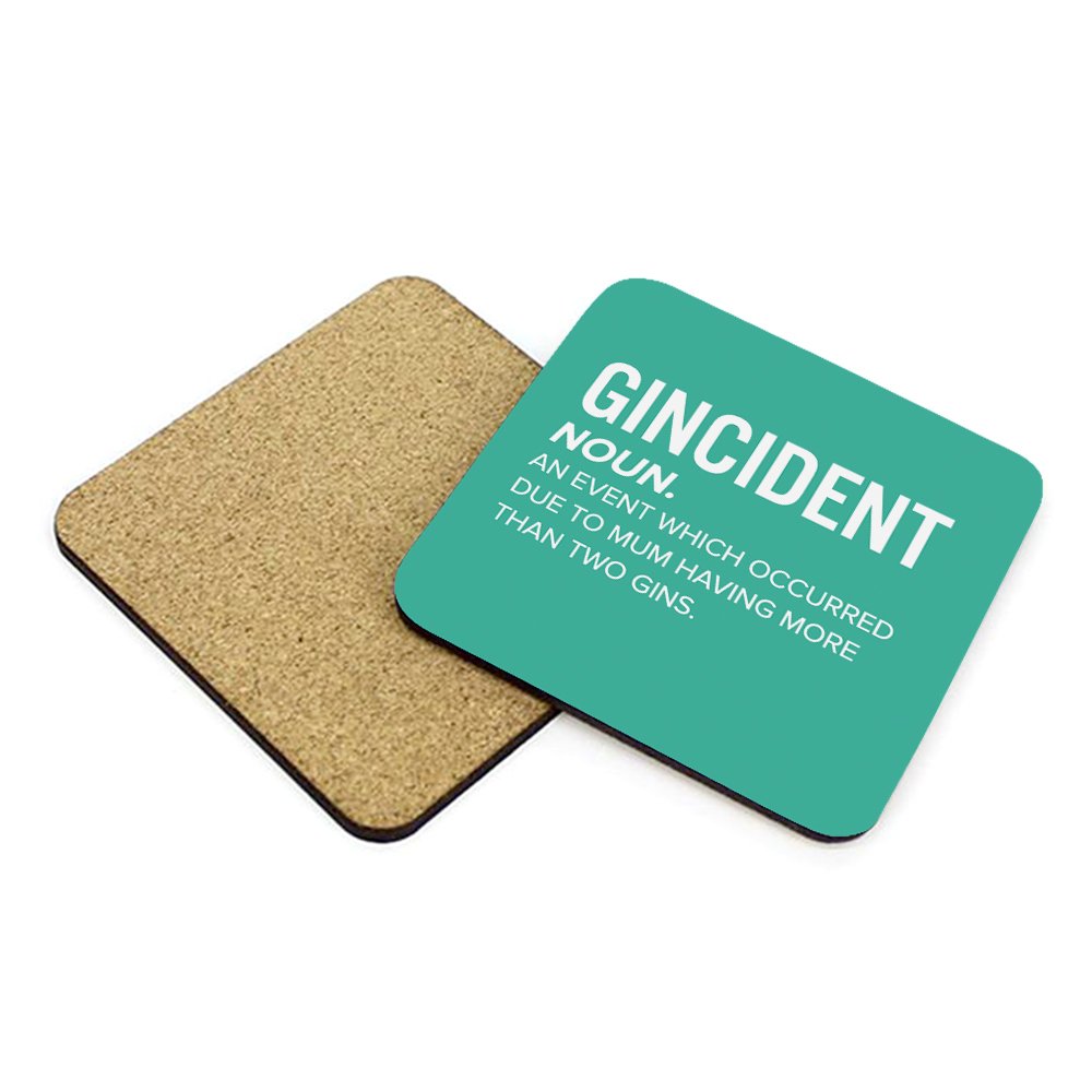 Gincident Set Of 4 Coasters