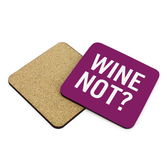 Wine Not Set of 4 Coasters