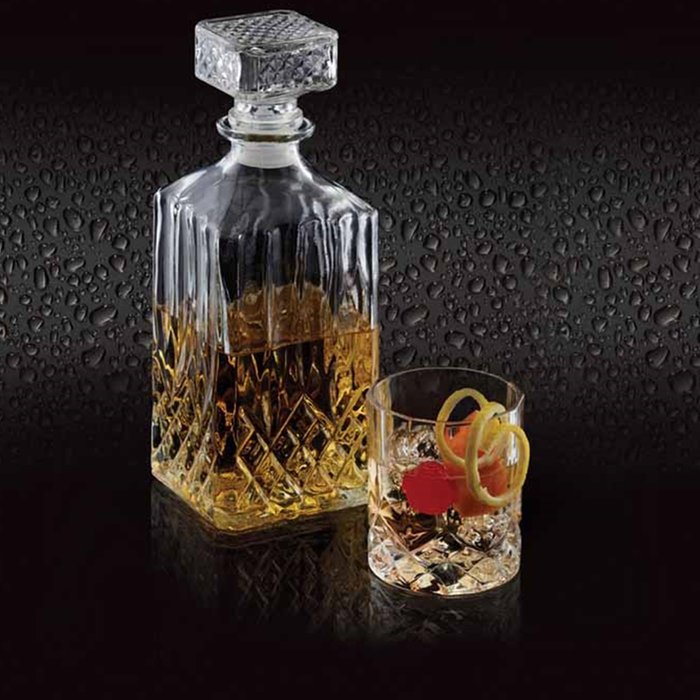 BarCraft Cut Glass Decanter Set Moonpig