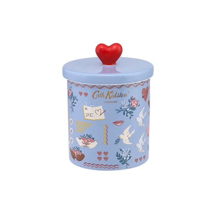 Cath Kidston Cassis and Rose Ceramic Candle