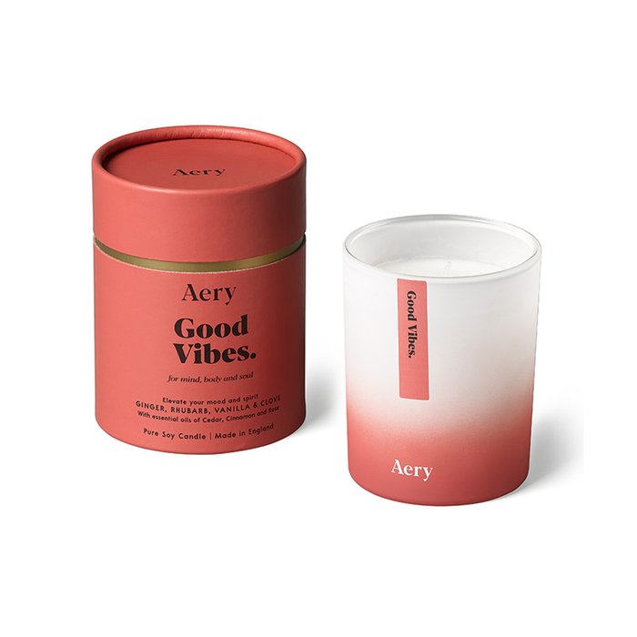 Aery Vanilla and Rhubarb Scented Candle