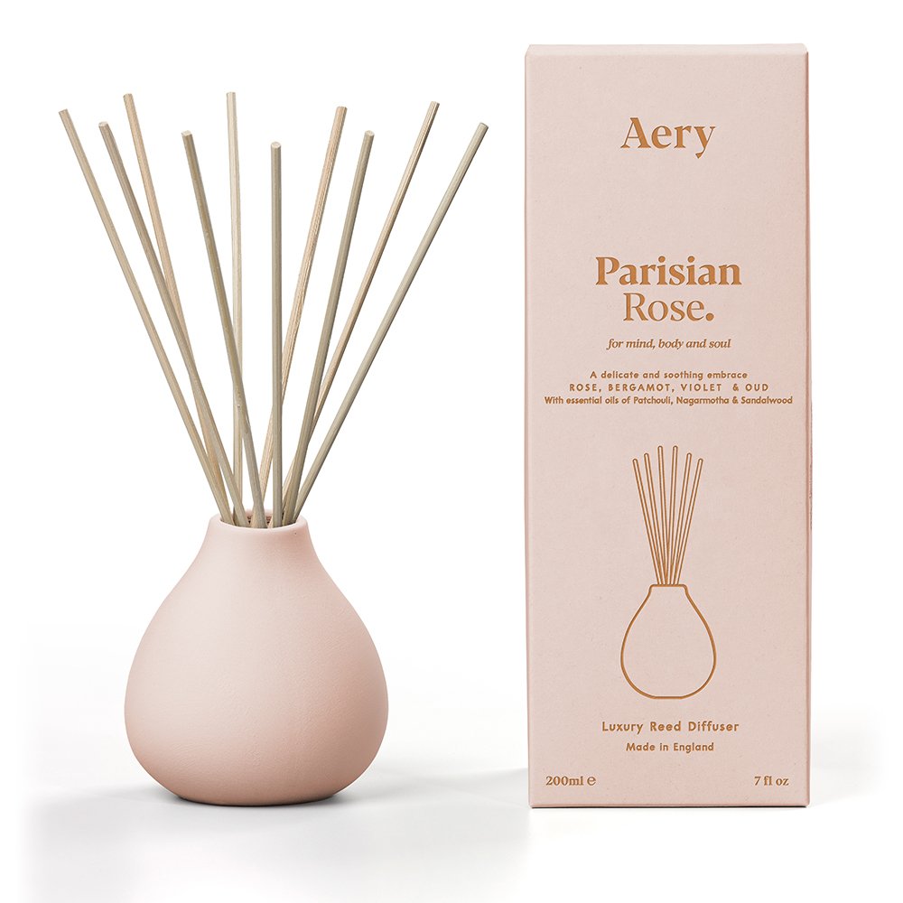 Aery Parisian Rose Ceramic Reed Diffuser