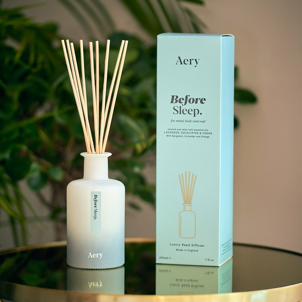 Aery Before Sleep Reed Diffuser Lavender, Eucalyptus And Cedar Scented