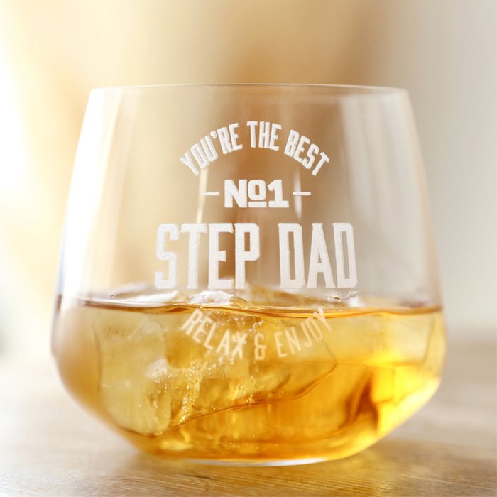 No.1 Stepdad whisky tumbler