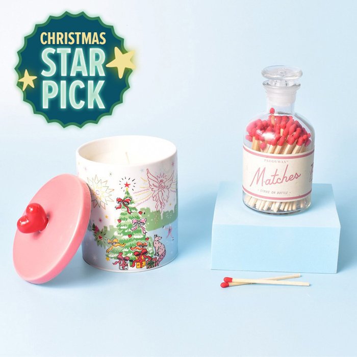 Cath Kidston Candle & Matches Gift Set