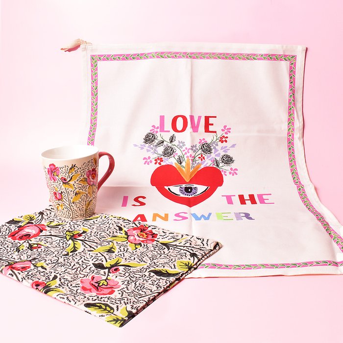 Cath Kidston Floral Mug & Tea Towel Gift Set