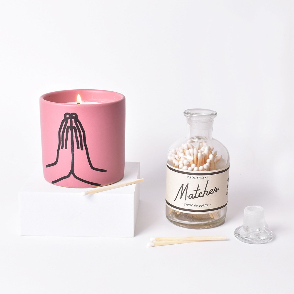 Thankful Candle & Matches Gift Set