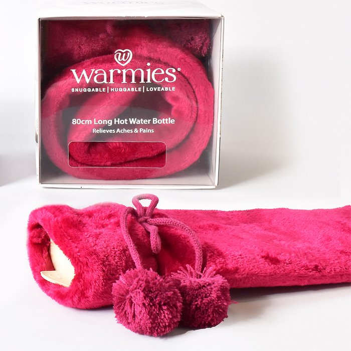 Warmies Long Cranberry Hot Water Bottle Moonpig