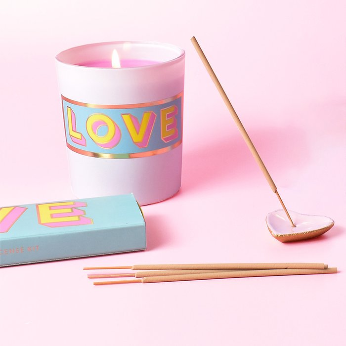 Love Incense & Candle Gift Set