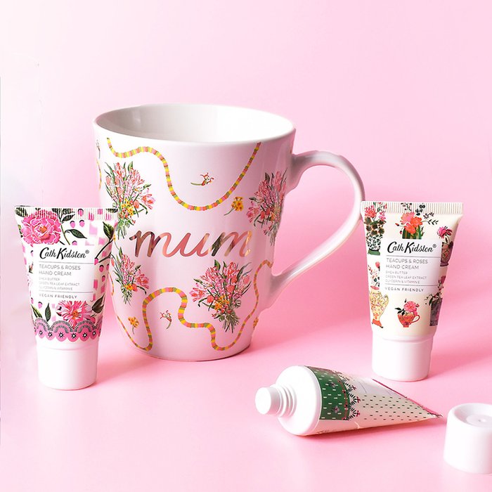 Cath Kidston Mum Mug & Hand Creams Gift Set