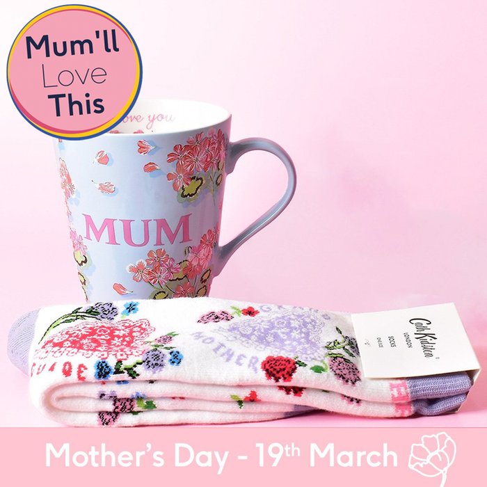 Cath Kidston Mum Mug & Socks Gift Set