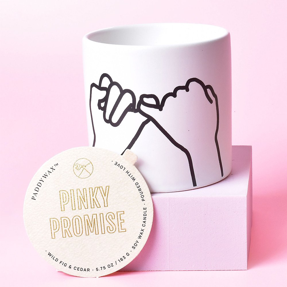 Moonpig Pinky Promise Candle