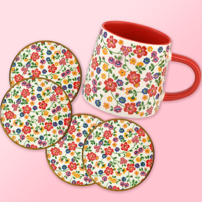 Cath Kidston Ditsy Billie Mug & Coasters