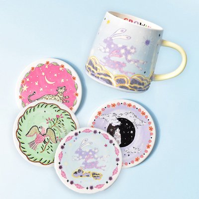 Cath Kidston Keep Growing Mug & Coasters