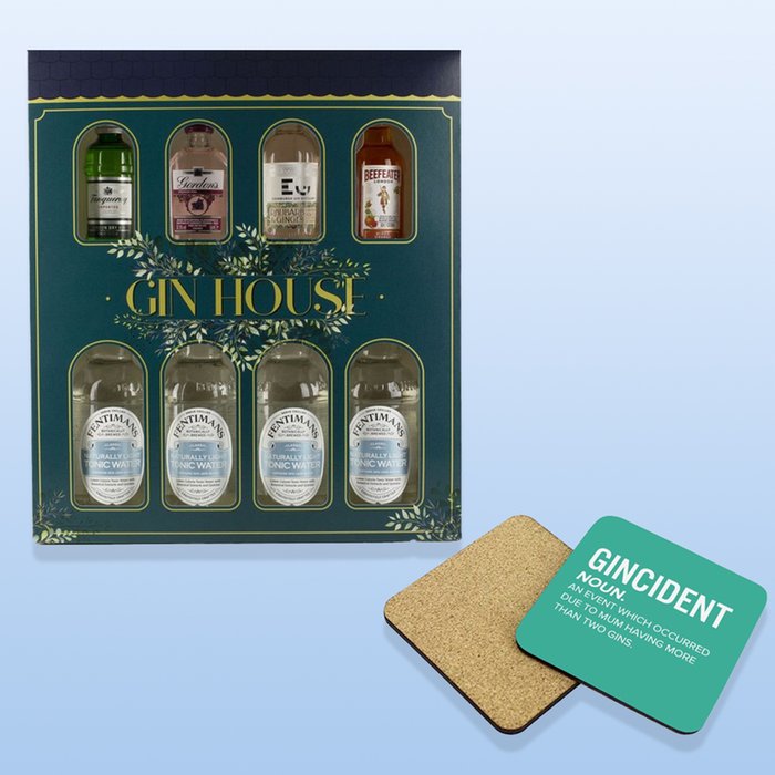 Gin House Gift Set & Coasters