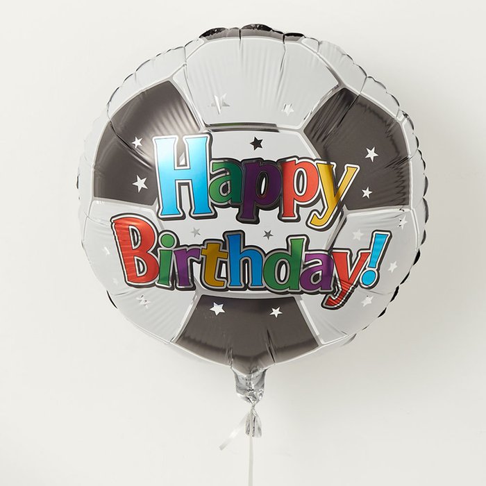 Happy Birthday Football Balloon
