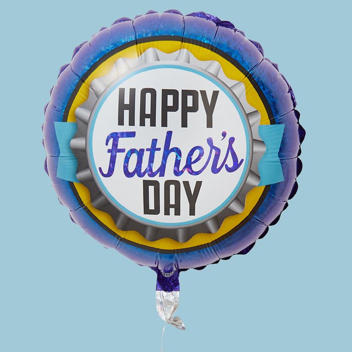 Happy Father's Day Bottlecap Balloon 