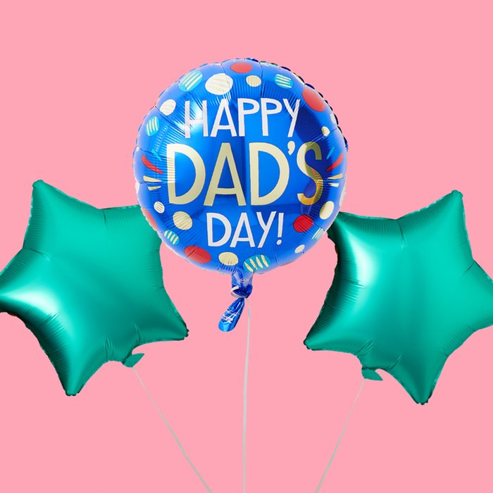 Happy Father's Day Dots & Stars Balloon Bundle 