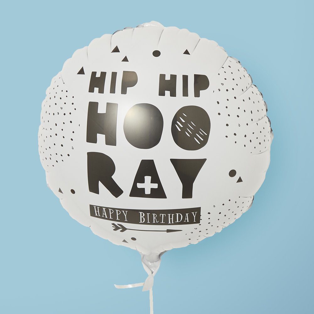 Moonpig Hip Hip Hooray Balloon