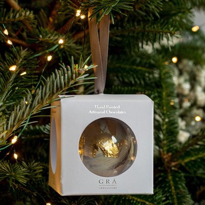 Ginger Bell Rock Chocolate Bauble