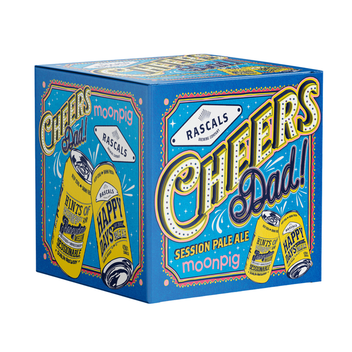  Cheers Dad!  Happy Days Session Pale Ale 4.1% Beer Box