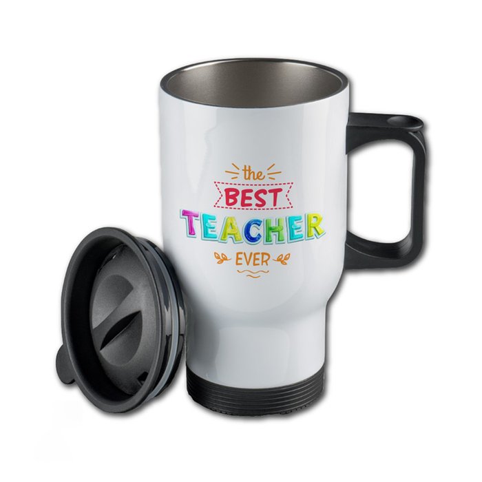 Best Teacher Ever Travel Thermos Mug | Moonpig