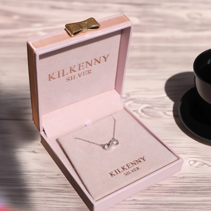 Sterling Silver Infinity Necklace by Kilkenny Silver