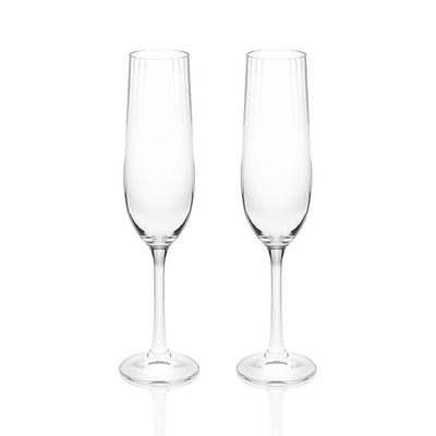 Ripple Champagne Flutes