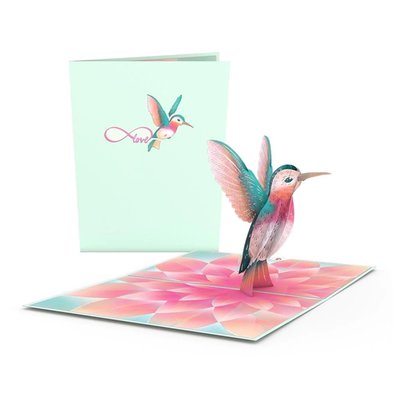 Lovepop Hummingbird Pop Up Card