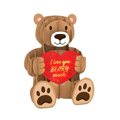 Lovepop Giant Teddy Bear Pop Up Card