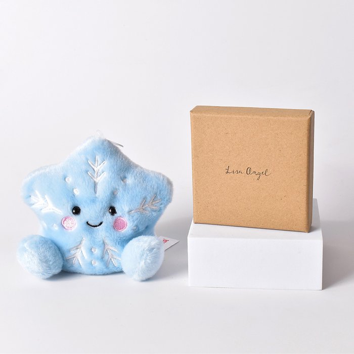 Palm Pals Snowflake Plush & Lisa Angel Snowflake Charm Bracelet | Moonpig