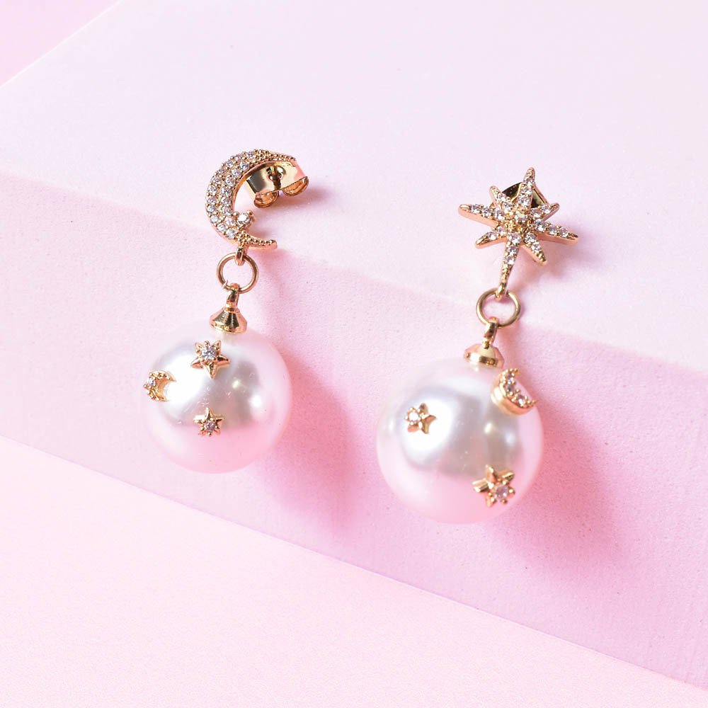 Celestial Pearl Earrings