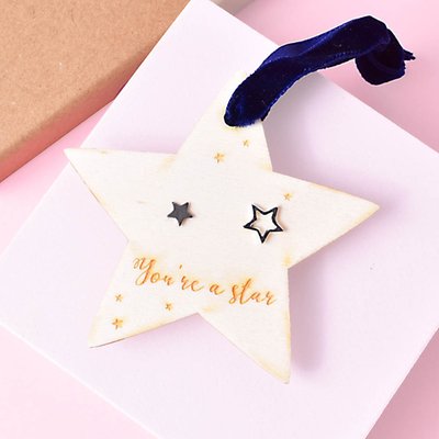 You're a Star Silver Star Earrings