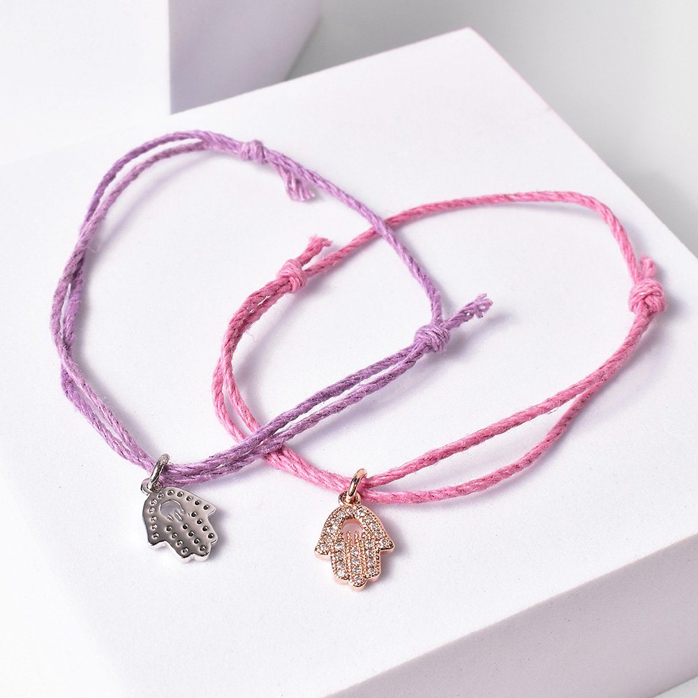 Lisa Angel Set Of Two Friendship Bracelets