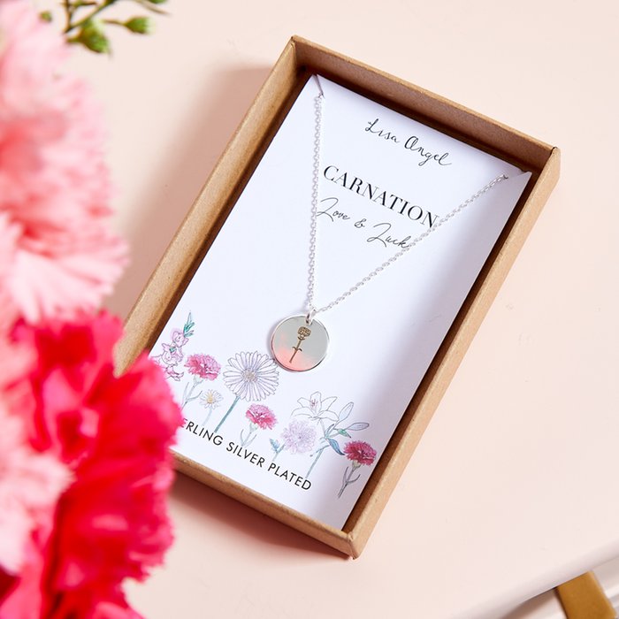 The Birth Flower Necklace Letterbox Moonpig