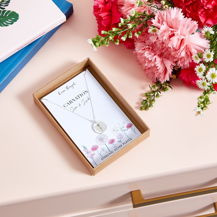 The Birth Flower Necklace Letterbox Moonpig