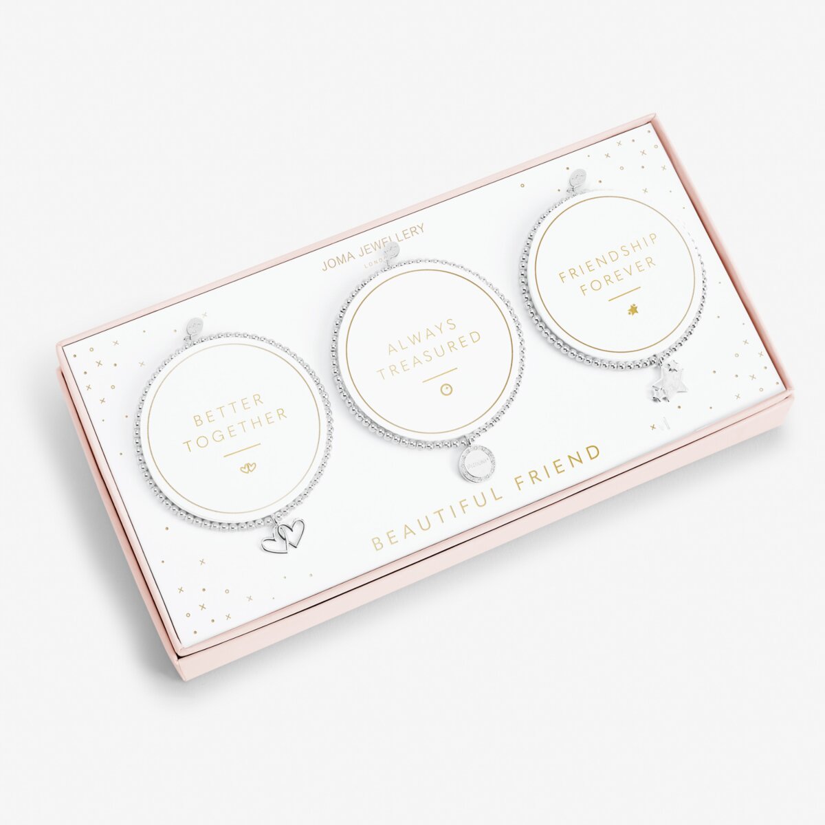 Joma Jewellery 'beautiful Friend' Bracelet Trio Gift Box