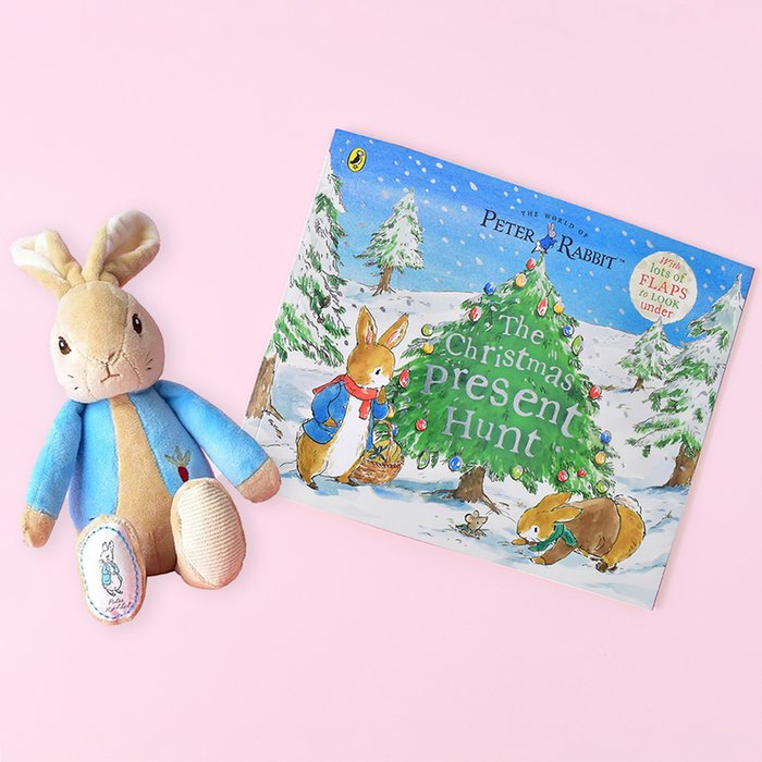 Peter Rabbit Christmas Book & Peter Rabbit Soft Toy Gift Set