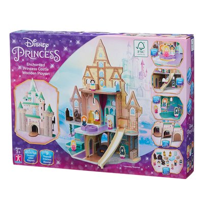 Disney Princess Wooden Enchanted Castle Playset