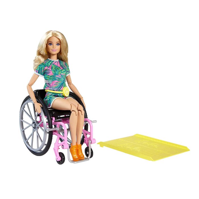 Barbie Fashionistas Blonde Doll with Wheelchair